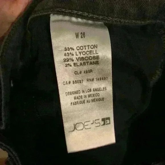 Joe’s Jeans Flawless Skinny Ankle Ferdinand Black Jean size 26 - Picture 12 of 12